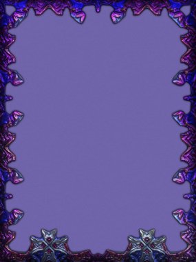 Çerçeve kağıdı. Kart, davetiye ya da albüm olarak harika bir kullanım. Fantezi 3D çizim arka planı. Zarif duvar kâğıdı. Metnin için şablon.