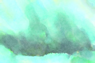 Modern fırça darbeleri. Poster, duvar sanatı, afiş, kart, kitap kapağı veya ambalaj için rahatlatıcı kompozisyonun yumuşak renkli çizimi. Pastel renklerle suluboya.