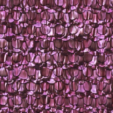 Kusursuz kumaş dalgalanmaları. Parlak doku arka planı. Parlak kumaş. Göz kamaştırıcı moda yüzeyi. Lüks tekstil.