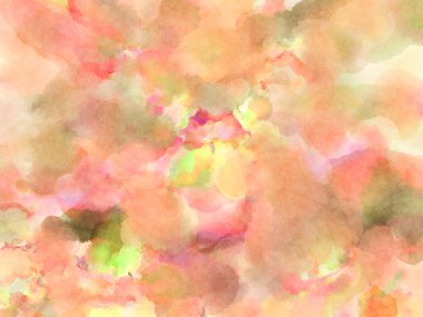 Modern fırça darbeleri. Poster, duvar sanatı, afiş, kart, kitap kapağı veya ambalaj için rahatlatıcı kompozisyonun yumuşak renkli çizimi. Pastel renklerle suluboya.