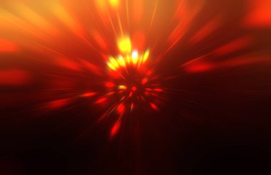 Parlak, canlı ve renkli duvar kağıtları. Parlayan parçacıkları ve çizgileri olan ışık patlaması yıldızı. Güzel soyut ışın arkaplanı.