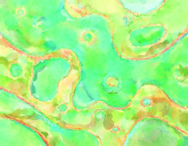 Modern fırça darbeleri. Poster, duvar sanatı, afiş, kart, kitap kapağı veya ambalaj için rahatlatıcı kompozisyonun yumuşak renkli çizimi. Pastel renklerle suluboya.