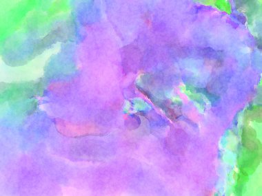 Modern fırça darbeleri. Poster, duvar sanatı, afiş, kart, kitap kapağı veya ambalaj için rahatlatıcı kompozisyonun yumuşak renkli çizimi. Pastel renklerle suluboya.