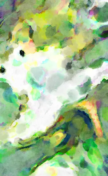 Modern Brush Strokes Painting Soft Color Painted Illustration Soothing Composition — Stock Photo, Image