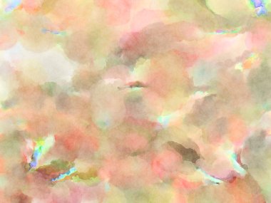 Modern fırça darbeleri. Poster, duvar sanatı, afiş, kart, kitap kapağı veya ambalaj için rahatlatıcı kompozisyonun yumuşak renkli çizimi. Pastel renklerle suluboya.