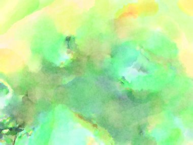 Modern fırça darbeleri. Poster, duvar sanatı, afiş, kart, kitap kapağı veya ambalaj için rahatlatıcı kompozisyonun yumuşak renkli çizimi. Pastel renklerle suluboya.