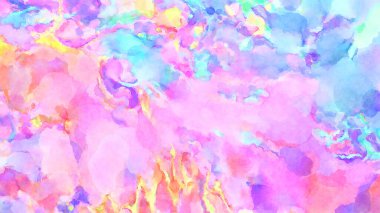 Modern fırça darbeleri. Poster, duvar sanatı, afiş, kart, kitap kapağı veya ambalaj için rahatlatıcı kompozisyonun yumuşak renkli çizimi. Pastel renklerle suluboya.