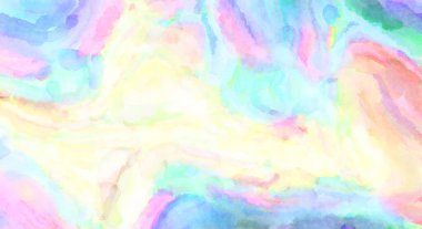 Modern fırça darbeleri. Poster, duvar sanatı, afiş, kart, kitap kapağı veya ambalaj için rahatlatıcı kompozisyonun yumuşak renkli çizimi. Pastel renklerle suluboya.