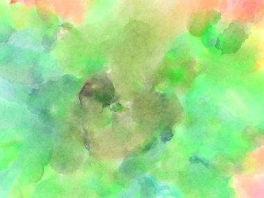 Modern fırça darbeleri. Poster, duvar sanatı, afiş, kart, kitap kapağı veya ambalaj için rahatlatıcı kompozisyonun yumuşak renkli çizimi. Pastel renklerle suluboya.