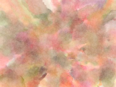 Modern fırça darbeleri. Poster, duvar sanatı, afiş, kart, kitap kapağı veya ambalaj için rahatlatıcı kompozisyonun yumuşak renkli çizimi. Pastel renklerle suluboya.