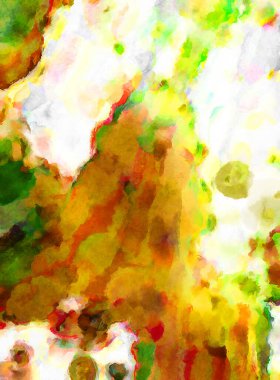 Modern fırça darbeleri. Poster, duvar sanatı, afiş, kart, kitap kapağı veya ambalaj için rahatlatıcı kompozisyonun yumuşak renkli çizimi. Pastel renklerle suluboya.