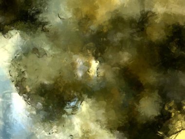 Tuval üzerinde etkileyici fırçalanmış resim. Soyut doku. 2D çizim. Geniş fırça darbeleri. Modern dijital sanat. Çağdaş fırça. Modern ifade. Popüler biçim boyanmış resim.