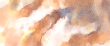 Modern fırça darbeleri. Poster, duvar sanatı, afiş, kart, kitap kapağı veya ambalaj için rahatlatıcı kompozisyonun yumuşak renkli çizimi. Pastel renklerle suluboya.