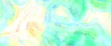 Modern fırça darbeleri. Poster, duvar sanatı, afiş, kart, kitap kapağı veya ambalaj için rahatlatıcı kompozisyonun yumuşak renkli çizimi. Pastel renklerle suluboya.