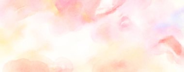 Modern fırça darbeleri. Poster, duvar sanatı, afiş, kart, kitap kapağı veya ambalaj için rahatlatıcı kompozisyonun yumuşak renkli çizimi. Pastel renklerle suluboya.