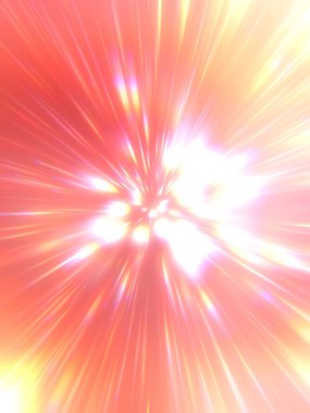 Parlak, canlı ve renkli duvar kağıtları. Parlayan parçacıkları ve çizgileri olan ışık patlaması yıldızı. Güzel soyut ışın arkaplanı.