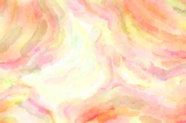 Modern fırça darbeleri. Poster, duvar sanatı, afiş, kart, kitap kapağı veya ambalaj için rahatlatıcı kompozisyonun yumuşak renkli çizimi. Pastel renklerle suluboya.