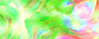 Modern fırça darbeleri. Poster, duvar sanatı, afiş, kart, kitap kapağı veya ambalaj için rahatlatıcı kompozisyonun yumuşak renkli çizimi. Pastel renklerle suluboya.