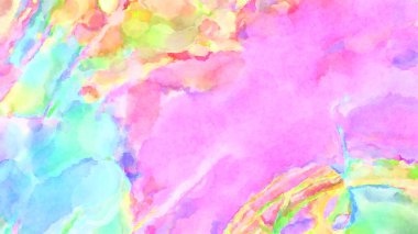 Modern fırça darbeleri. Poster, duvar sanatı, afiş, kart, kitap kapağı veya ambalaj için rahatlatıcı kompozisyonun yumuşak renkli çizimi. Pastel renklerle suluboya.