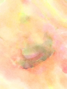 Modern fırça darbeleri. Poster, duvar sanatı, afiş, kart, kitap kapağı veya ambalaj için rahatlatıcı kompozisyonun yumuşak renkli çizimi. Pastel renklerle suluboya.