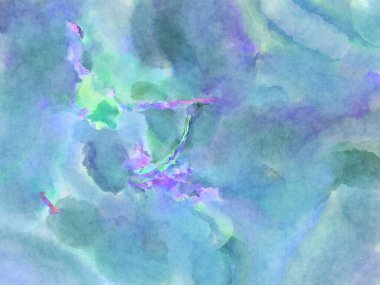 Modern fırça darbeleri. Poster, duvar sanatı, afiş, kart, kitap kapağı veya ambalaj için rahatlatıcı kompozisyonun yumuşak renkli çizimi. Pastel renklerle suluboya.