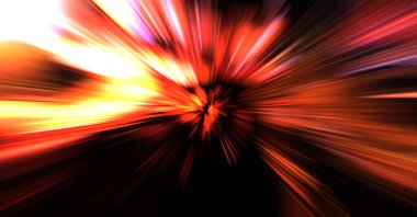 Hızlı yüksek hız bulanıklaştırma arkaplanı. Işık teknolojisi soyut duvar kağıdı. Renkli ışık enerjisi parlamaları. Çarpık grafik hareket arkaplanı. Dinamik patlama flaşı. İvme etkisi.