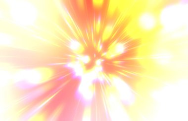 Parlak, canlı ve renkli duvar kağıtları. Parlayan parçacıkları ve çizgileri olan ışık patlaması yıldızı. Güzel soyut ışın arkaplanı.