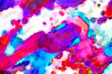 Modern fırça darbeleri. Poster, duvar sanatı, afiş, kart, kitap kapağı veya ambalaj için rahatlatıcı kompozisyonun yumuşak renkli çizimi. Pastel renklerle suluboya.