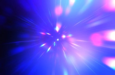 Parlak, canlı ve renkli duvar kağıtları. Parlayan parçacıkları ve çizgileri olan ışık patlaması yıldızı. Güzel soyut ışın arkaplanı.