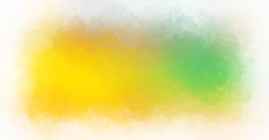 Vahşi ve büyük fırça darbeleri. Beyaz arka planda fırçalanmış soyut resim. Fırça darbesi ile boyanmış. Boya darbeleri. 2B Görüntü.