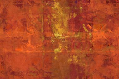 Kaos duvarı sanatı. Sanatsal canlılık ve renkli duvar kâğıdı. Kaotik resim. Taranmış Boyalı Soyut Arkaplan. Fırça darbesi ile boyanmış. Tuval üzerinde etkileyici fırçalanmış resim