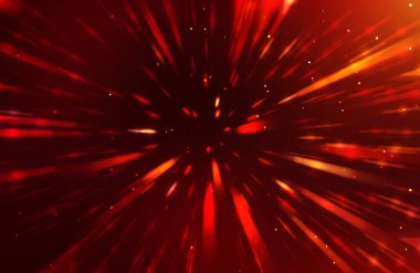 Parlak, canlı ve renkli duvar kağıtları. Parlayan parçacıkları ve çizgileri olan ışık patlaması yıldızı. Güzel soyut ışın arkaplanı.