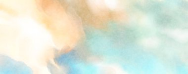 Modern fırça darbeleri. Poster, duvar sanatı, afiş, kart, kitap kapağı veya ambalaj için rahatlatıcı kompozisyonun yumuşak renkli çizimi. Pastel renklerle suluboya.