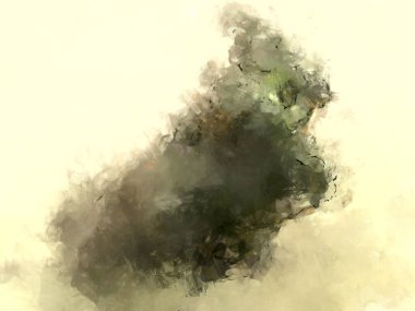 Tuval üzerinde etkileyici fırçalanmış resim. Soyut doku. 2D çizim. Geniş fırça darbeleri. Modern dijital sanat. Çağdaş fırça. Modern ifade. Popüler biçim boyanmış resim.