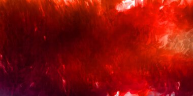 Vahşi ve büyük fırça darbeleri. Beyaz arka planda fırçalanmış soyut resim. Fırça darbesi ile boyanmış. Boya darbeleri. 2B Görüntü.