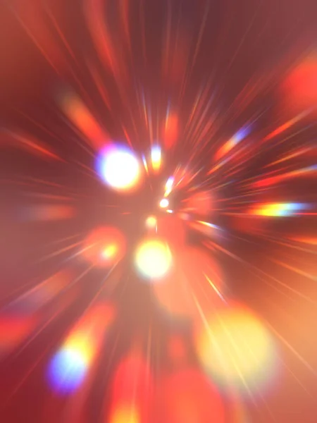 Glossy Vibrant Colorful Wallpaper Light Explosion Star Glowing Particles Lines — Stock Photo, Image