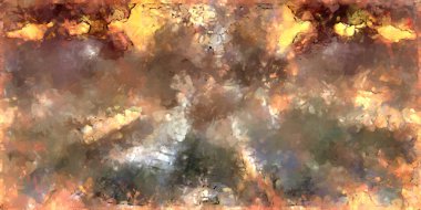 Tuval üzerinde etkileyici fırçalanmış resim. Soyut doku. 2D çizim. Geniş fırça darbeleri. Modern dijital sanat. Çağdaş fırça. Modern ifade. Popüler biçim boyanmış resim.