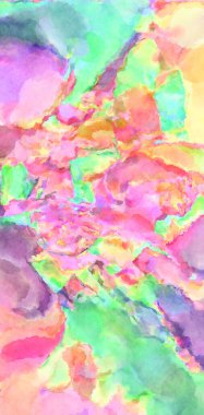 Modern fırça darbeleri. Poster, duvar sanatı, afiş, kart, kitap kapağı veya ambalaj için rahatlatıcı kompozisyonun yumuşak renkli çizimi. Pastel renklerle suluboya.