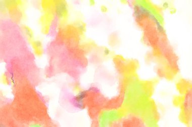 Modern fırça darbeleri. Poster, duvar sanatı, afiş, kart, kitap kapağı veya ambalaj için rahatlatıcı kompozisyonun yumuşak renkli çizimi. Pastel renklerle suluboya.