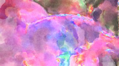 Modern fırça darbeleri. Poster, duvar sanatı, afiş, kart, kitap kapağı veya ambalaj için rahatlatıcı kompozisyonun yumuşak renkli çizimi. Pastel renklerle suluboya.