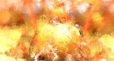 Tuval üzerinde etkileyici fırçalanmış resim. Soyut doku. 2D çizim. Geniş fırça darbeleri. Modern dijital sanat. Çağdaş fırça. Modern ifade. Popüler biçim boyanmış resim.