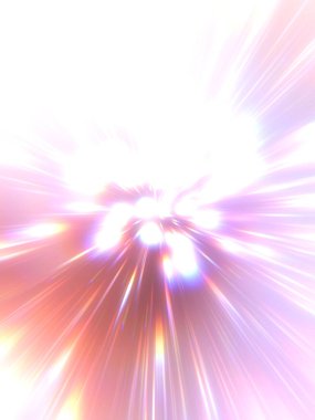 Parlak, canlı ve renkli duvar kağıtları. Parlayan parçacıkları ve çizgileri olan ışık patlaması yıldızı. Güzel soyut ışın arkaplanı.