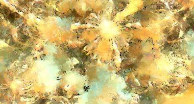 Tuval üzerinde etkileyici fırçalanmış resim. Soyut doku. 2D çizim. Geniş fırça darbeleri. Modern dijital sanat. Çağdaş fırça. Modern ifade. Popüler biçim boyanmış resim.