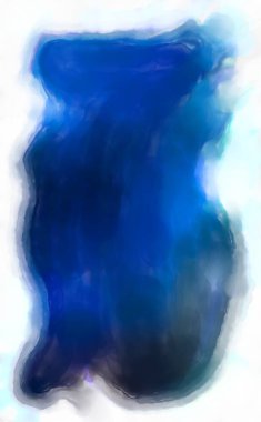 Soyut renkli suluboya çerçeve beyaz arkaplanda izole edildi. Dijital resim. Tasarım veya metnin için fırça şablonu.