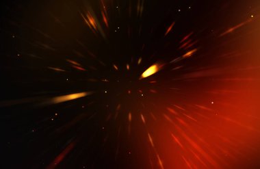 Parlak, canlı ve renkli duvar kağıtları. Parlayan parçacıkları ve çizgileri olan ışık patlaması yıldızı. Güzel soyut ışın arkaplanı.