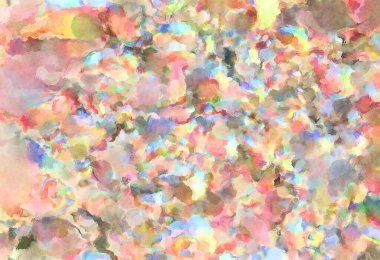 Modern fırça darbeleri. Poster, duvar sanatı, afiş, kart, kitap kapağı veya ambalaj için rahatlatıcı kompozisyonun yumuşak renkli çizimi. Pastel renklerle suluboya.