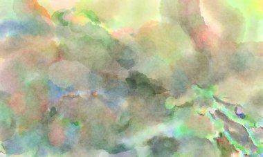 Modern fırça darbeleri. Poster, duvar sanatı, afiş, kart, kitap kapağı veya ambalaj için rahatlatıcı kompozisyonun yumuşak renkli çizimi. Pastel renklerle suluboya.