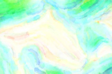 Modern fırça darbeleri. Poster, duvar sanatı, afiş, kart, kitap kapağı veya ambalaj için rahatlatıcı kompozisyonun yumuşak renkli çizimi. Pastel renklerle suluboya.