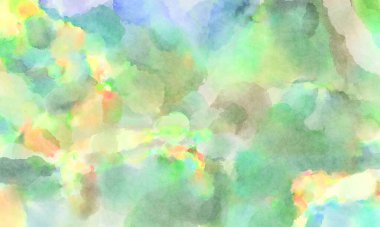 Modern fırça darbeleri. Poster, duvar sanatı, afiş, kart, kitap kapağı veya ambalaj için rahatlatıcı kompozisyonun yumuşak renkli çizimi. Pastel renklerle suluboya.