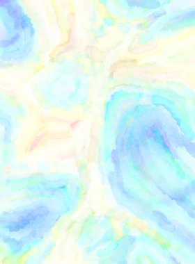 Modern fırça darbeleri. Poster, duvar sanatı, afiş, kart, kitap kapağı veya ambalaj için rahatlatıcı kompozisyonun yumuşak renkli çizimi. Pastel renklerle suluboya.